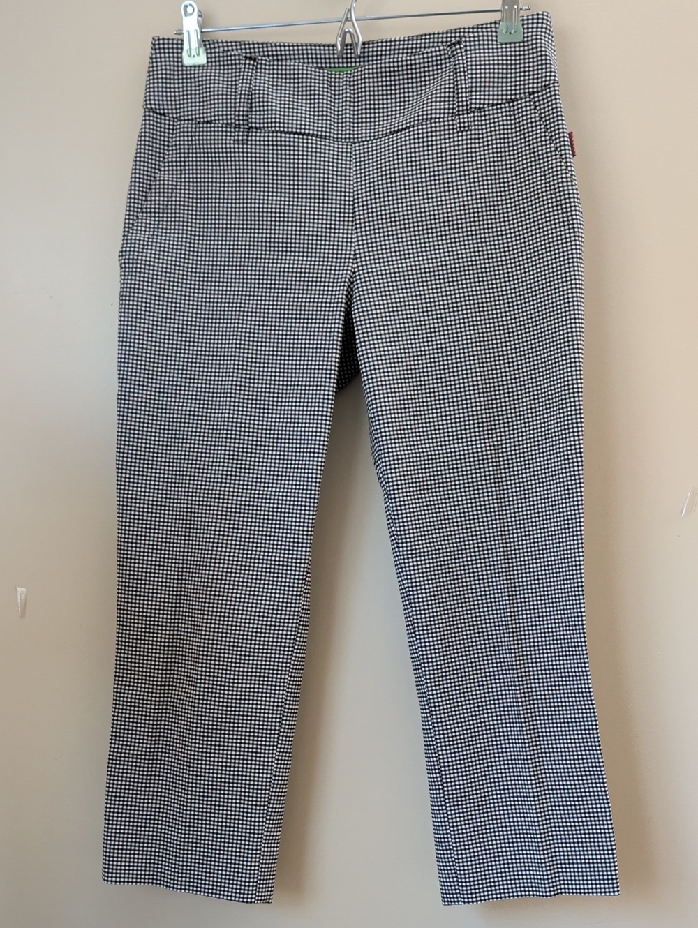 Island Republic Golf Black & White Houndstooth Crop Pants | Women’s Size 6